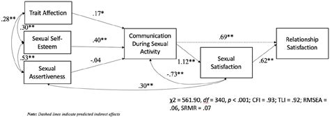 Testing The Communication During Sexual Activity Model An Examination Of The Associations Among