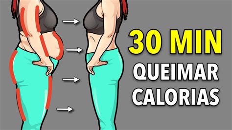 30 Minutos PARA QUEIMAR CALORIAS TREINO HIIT EM CASA YouTube