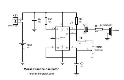 Morse Code Practice Oscillator Schematic Oscillator Practice