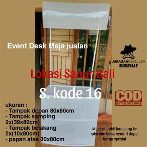 Jual Event Desk Meja Promosi Flexible Meja Pameran Booth Portable Free