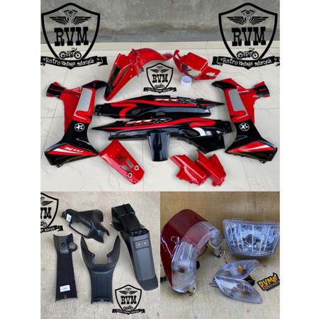 Body Yamaha Fiz R Caltex Merah Cover Body Halus Set Body Kasar Dan