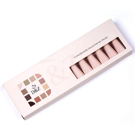 Kit Esmalte Em Gel D Z Coleção Tons De Nude 10ml 12 Unidades