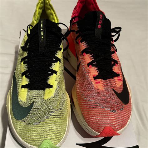 Nike Alphafly Next Percent Flyknit 2 Green And Pink Depop