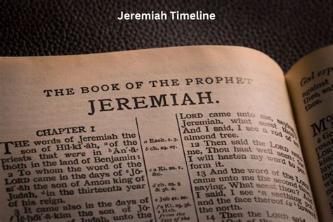 Jeremiah Timeline In The Bible Have Fun With History