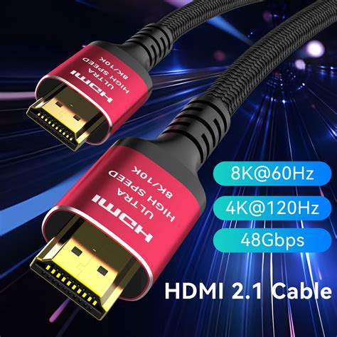 Cables Hdmi De K Cord K Trenzada De Alta Velocidad Gbps Hz