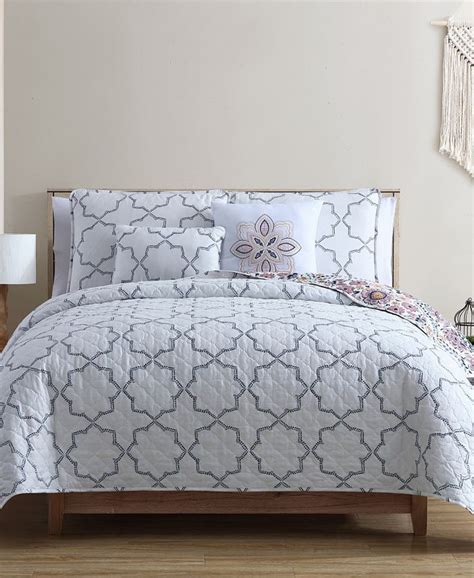 Vcny Home Anges 5 Pc King Quilt Set Macys