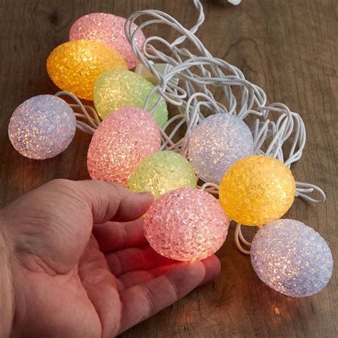 Pastel Easter Egg String Lights New Items Factory Direct Craft