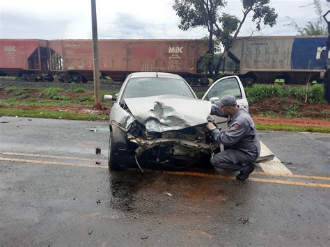 Batida Frontal Entre Carros Deixa Três Vítimas Em Vicinal De Valentim