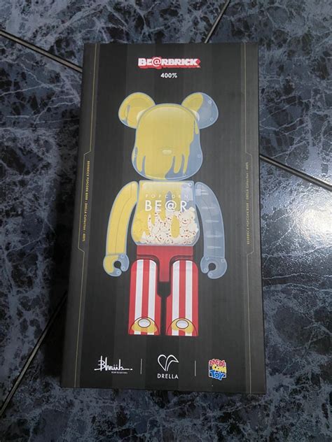 Popcorn Bear Haruki Kiyama Bearbrick Be Rbrick Hobbies Toys