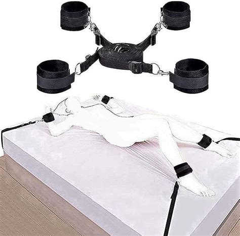 Amazon Bondaged Kits Adult Bed Restraint Sex Bonding Straps For Couples Adjustable Wrist