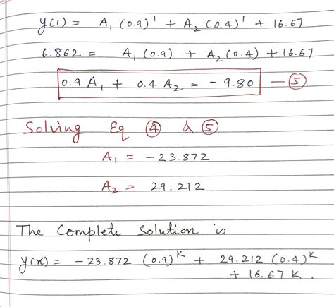 [solved] Solve The Difference Equation Y K 1 3 Y K 1 0 36 Y K 2 Course Hero