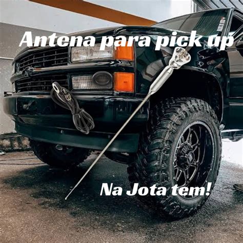 Antena Cromada Pickup Bobinada