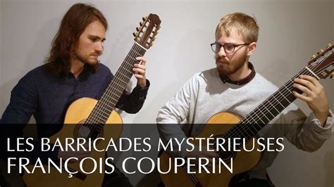 Les Barricades Mystérieuses by François Couperin on two 8 string