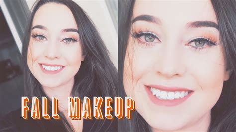 WARM CARAMEL FALL MAKEUP LOOK EASY GLAM YouTube