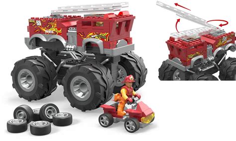 Mega Bloks Hot Wheels Monster Trucks Mega Construx Alarm Azik Atv Klocki Dla Dzieci