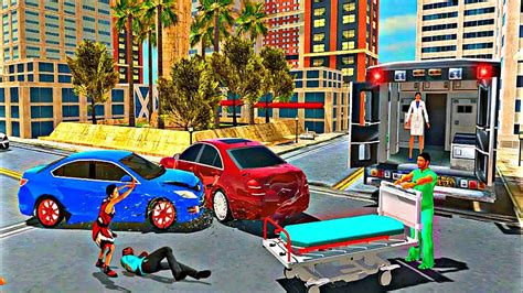 Emergency Ambulance Rescue Driving Simulator 3d Ambulance Driving Game