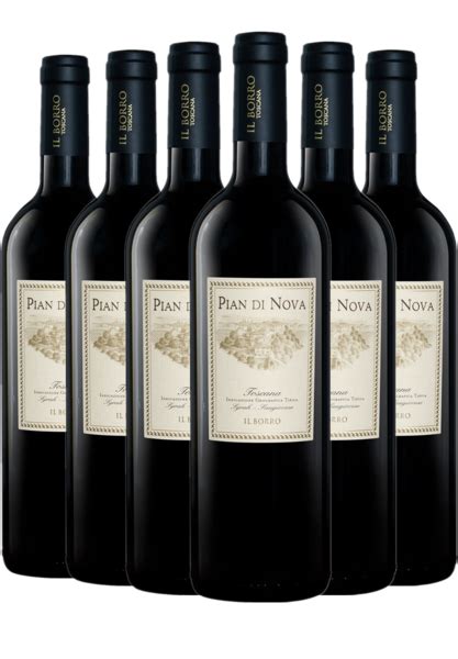 购买Il Borro Pian di Nova IGT Toscana Rosso 2019 6 Bottle Pack 屈臣氏酒窖