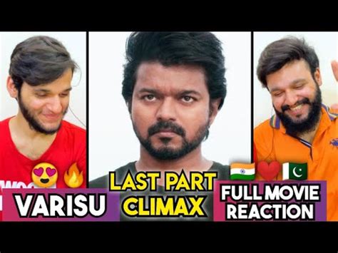 Varisu Full Movie Hindi Reaction Last Part Varisu Climax Scene