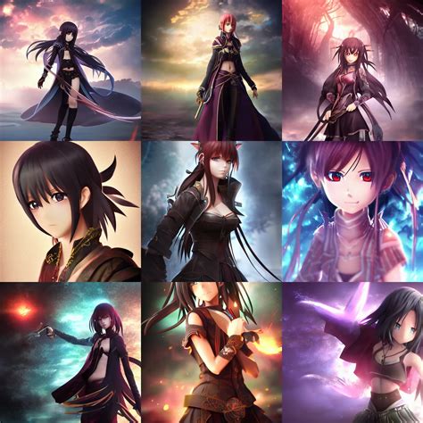 25d Cgi Anime Fantasy Character Artwork With High Stable Diffusion