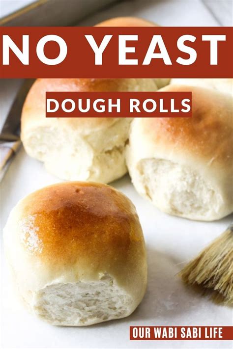 No Yeast Bread Rolls [Video] | Bread rolls recipe, Baked rolls, Yeast ...