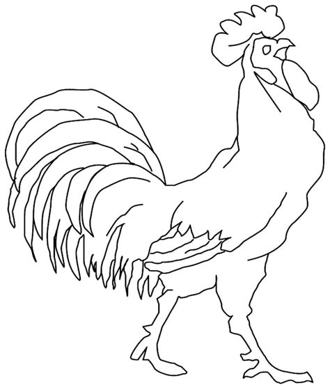 Free Rooster Coloring Pages at GetColorings.com | Free printable colorings pages to print and color