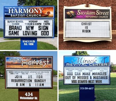 Church Signs - LED Signs and Letter Signs for Churches | Stewart Signs