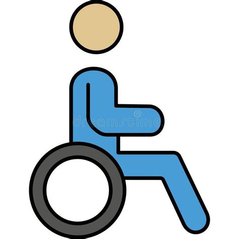 People Icons Handicapped Elderly Stock Illustrations People Icons