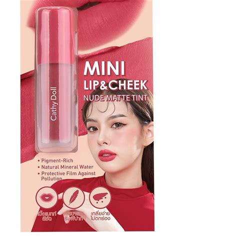 Jual Cathy Doll Mini Lip And Cheek Nude Matte Tint Win Metawin Tine Gether The Series Bright