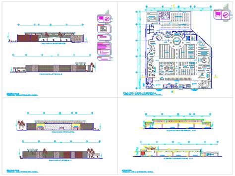 Tienda De Auto Servicio En Autocad Descargar Cad Gratis Mb