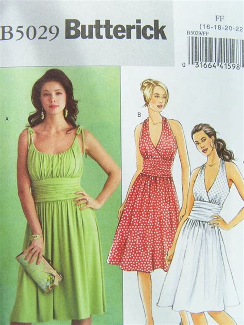 Sewing Fiber 22 20 Butterick 3509 Womens Uncut Factory Fold Sewing