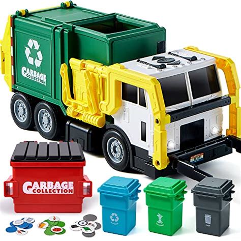 Bruder Toy Garbage Truck - Rear Loading Green