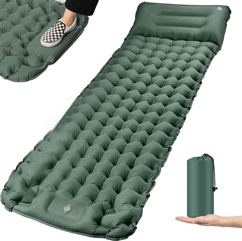 Matelas Camping Autogonflant Épaisseur Améliorée 10cm 4 Tapis de