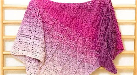 Soft And Sweet Free Crochet Crescent Shawl Pattern Daily Crochet