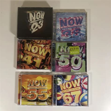 Now Thats What I Call Music Cd Bundle 23 38 41 50 55 67 6 Albums 12cds