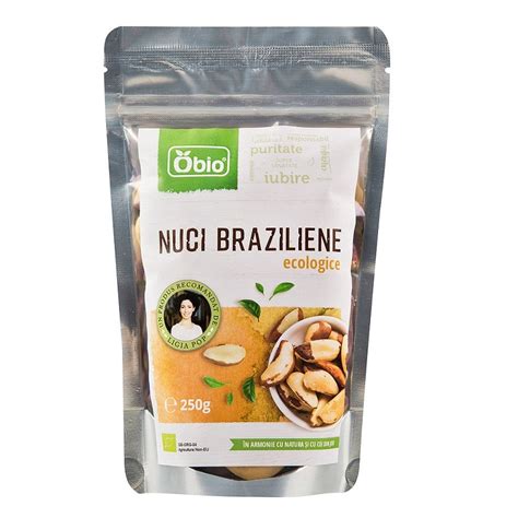 Nuci Braziliene Raw Bio 250 G Obio Farmacia Tei Online