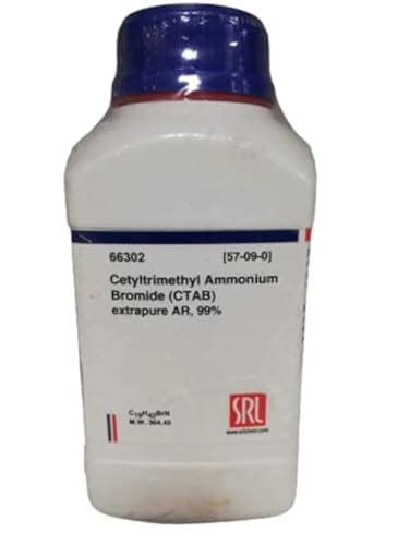 (SRL-Cetyltrimethyl Ammonium Bromide (CTAB) extrapure AR, 99% (500Gms ...
