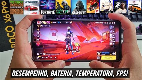 POCO X6 PRO TESTE EM JOGOS PESADOS GAMING TEST YouTube