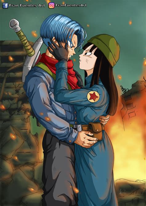 Trunks X Mai By Franfuentesart On Deviantart