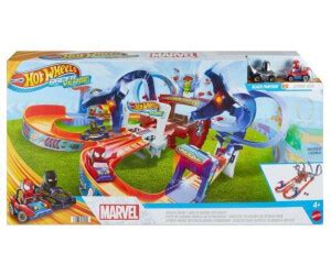 Buy Hot Wheels Racer Verse Marvel Spider Mans Web Slinging Speedway HTM From