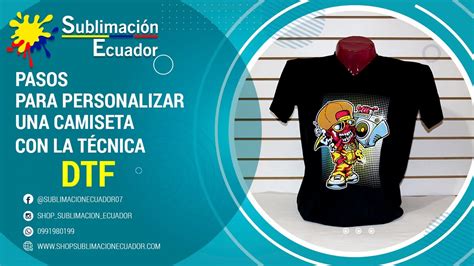 Personalizamos tu Playera Camiseta con la Técnica de Impresión DTF