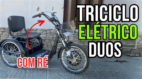 TRICICLO ELÉTRICO DUOS EM 2023 RÉ YouTube