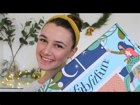 Asmr Winter Fabfitfun Unboxing Tapping Scratching Box And Lid