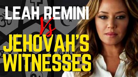 It S Leah Remini Vs Jehovah S Witnesses Talk Beliefs News Youtube