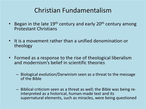 PPT - Christian Fundamentalism PowerPoint Presentation, free download ...