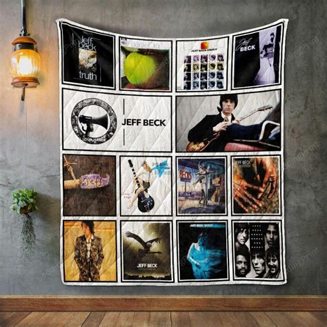 Jeff Beck Album Covers Quilt Blanket - Dreamrooma