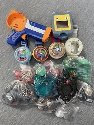 Yo Kai Watch Goods Lot Yokai Medal Jibanyan Komasan Tengu Kapper Fukai