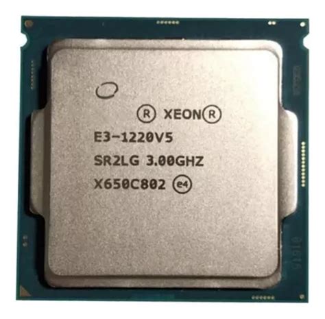 Processador De Cpu Xeon E3 1220 V5 De 3 0 Ghz E 4 Núcleos LG Frete grátis