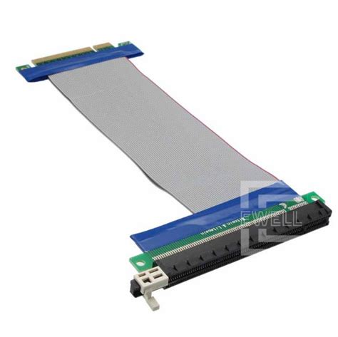 Райзер Ewell Riser Card PCI-E 8X to 16X, шлейф 15 см (EW020) – фото ...