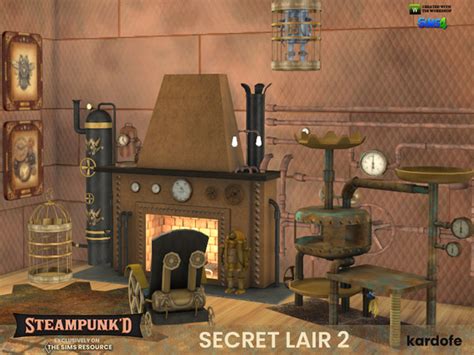 The Sims Resource Steampunked Secret Lair 2