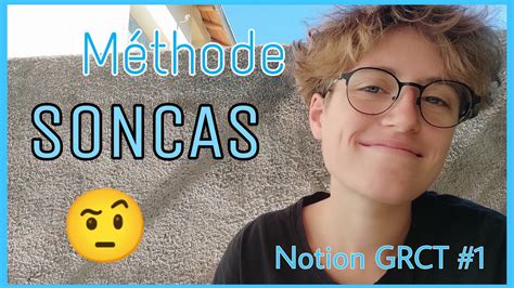 Notion Grct M Thode Soncas Bts Tourisme Youtube